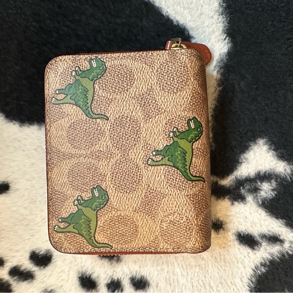 Coach Billfold Wallet in Signature Canvas with Rexy Print